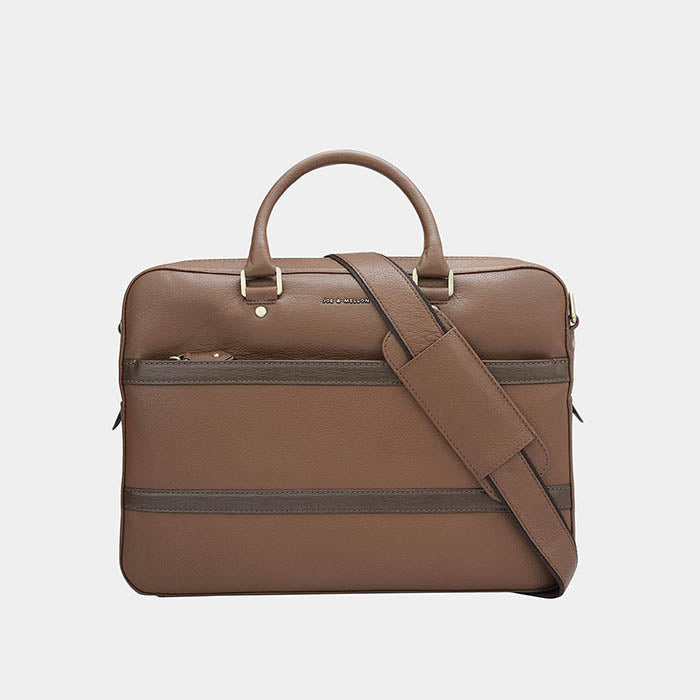 Lerone Computer Bag - Brown