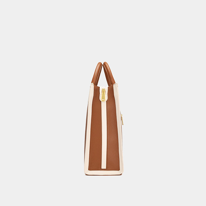 Amelia Book Tote - Cognac