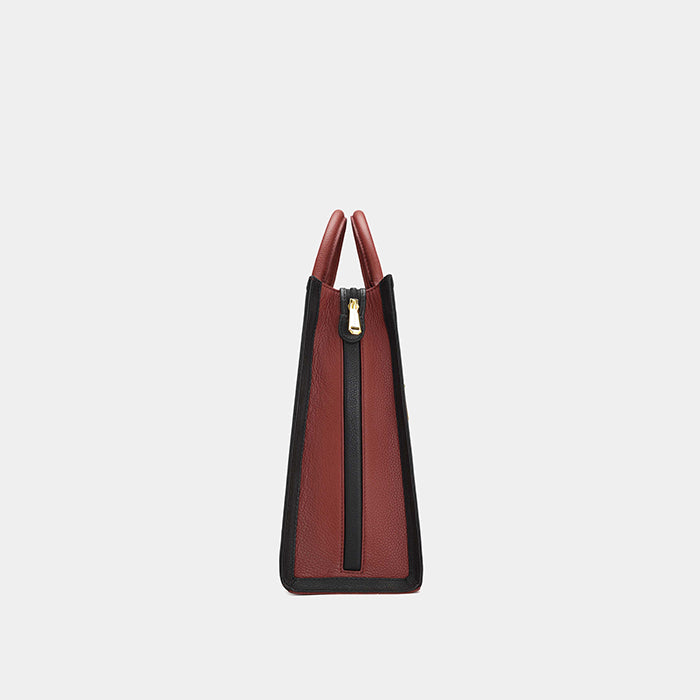 Amelia Book Tote - Wine