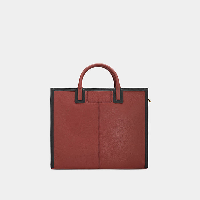 Amelia Book Tote - Wine