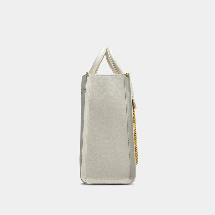 Aaget Book Tote - Cream