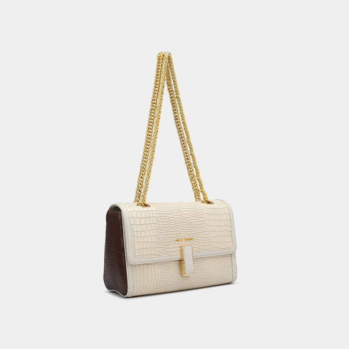 Delora Shoulder Bag - Cream