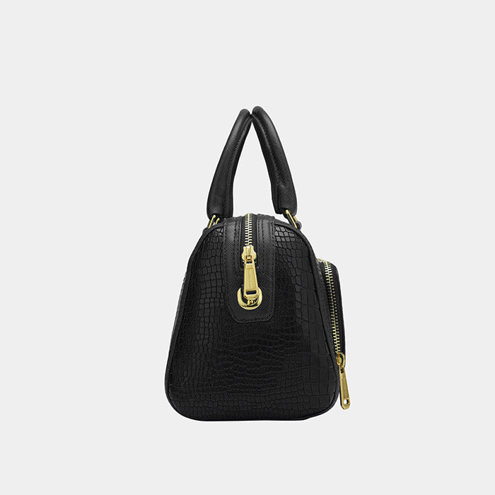 Camila Satchel Bag - Black