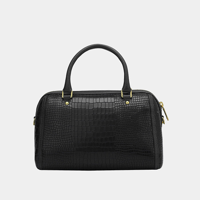 Camila Satchel Bag - Black