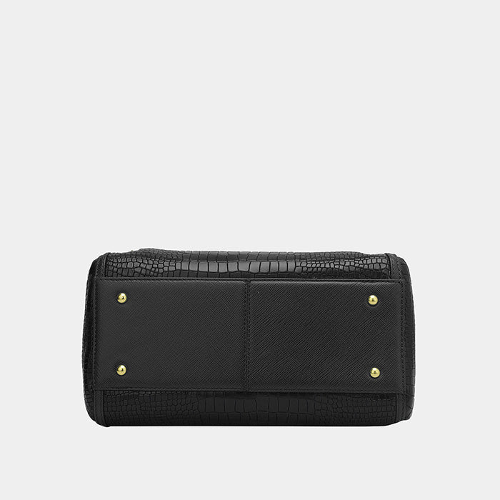 Camila Satchel Bag - Black