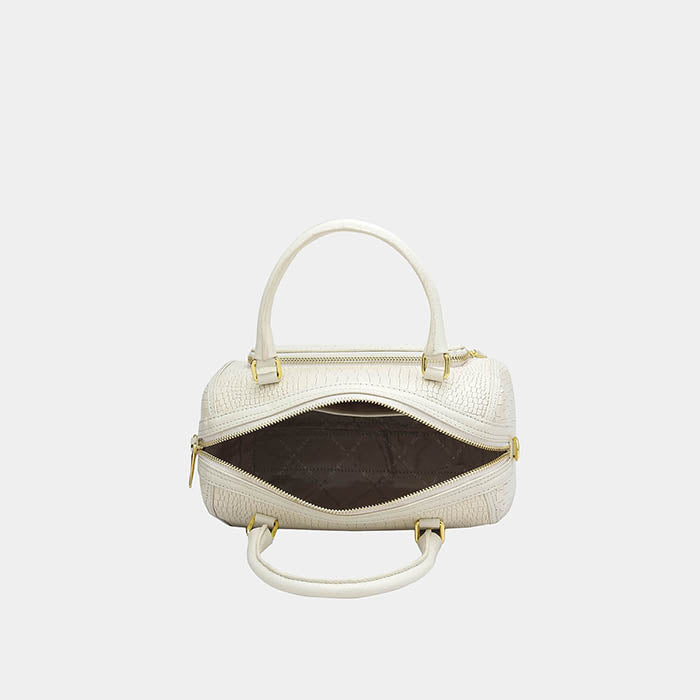 Camila Satchel Bag - Cream