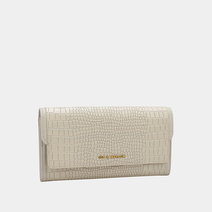 Trey Ladies Wallet - Cream