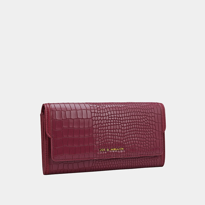 Trey Ladies Wallet - Plum