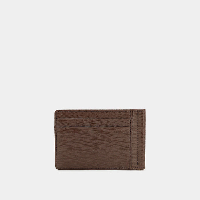 Bran Money Clip - Brown