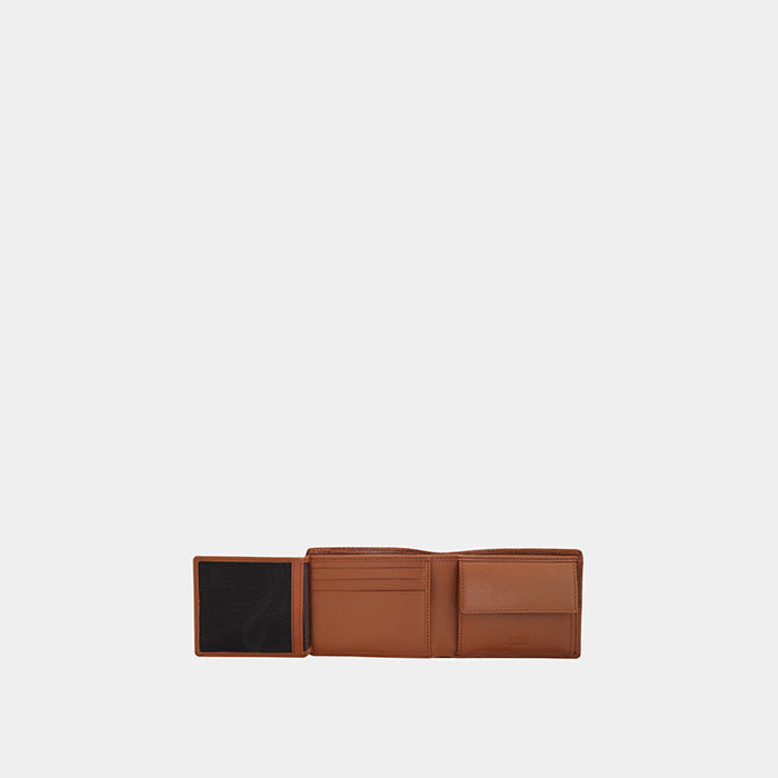 Coen Mens Wallet - Cognac