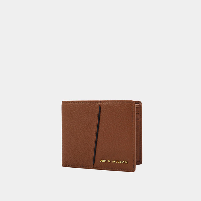 Luca Mens Wallet - Cognac