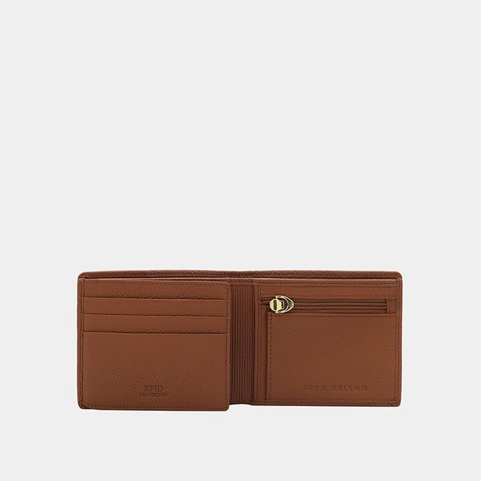 Luca Mens Wallet - Cognac