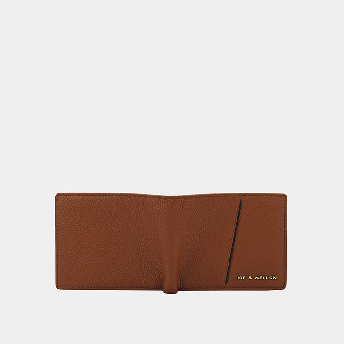 Luca Mens Wallet - Cognac