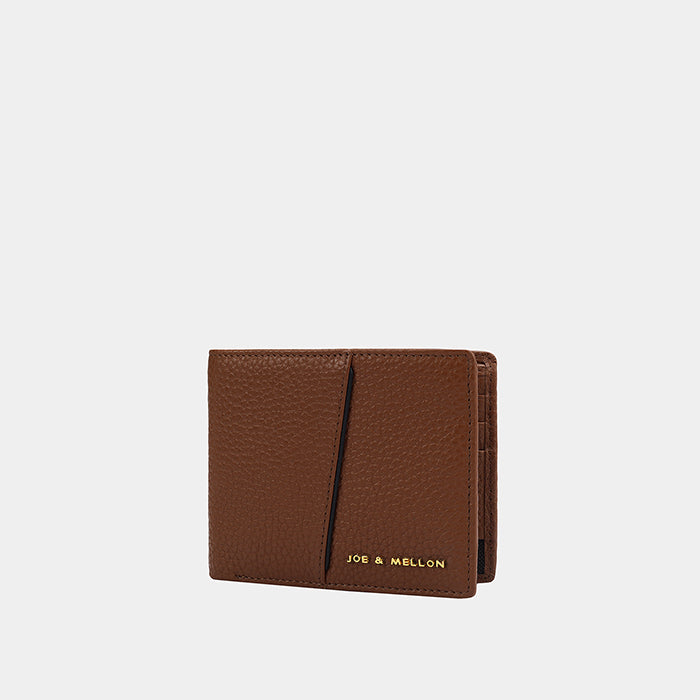 Milo Mens Wallet - Cognac