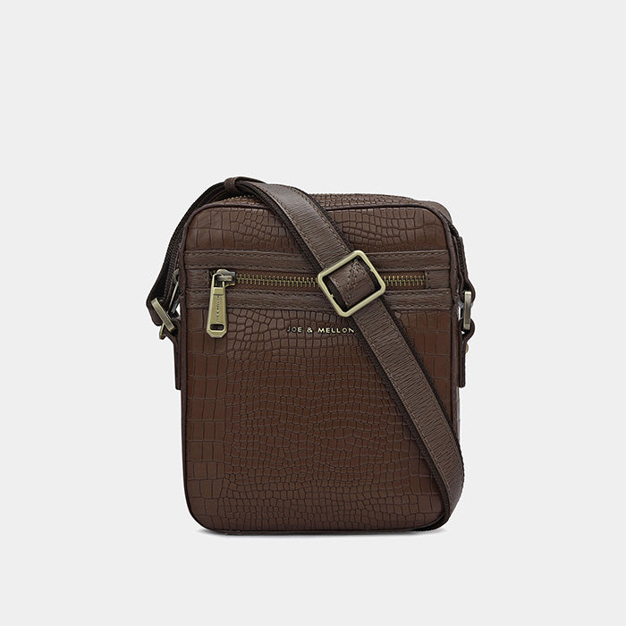 Palmer Men Sling Bag - Brown